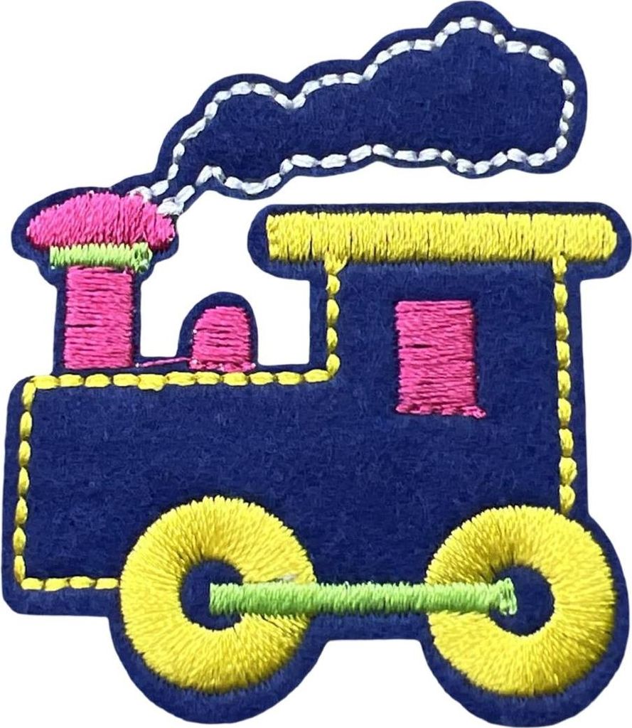 Eisenbahn-Lokomotive-Emblem-Aufnäher zum Aufbügeln
