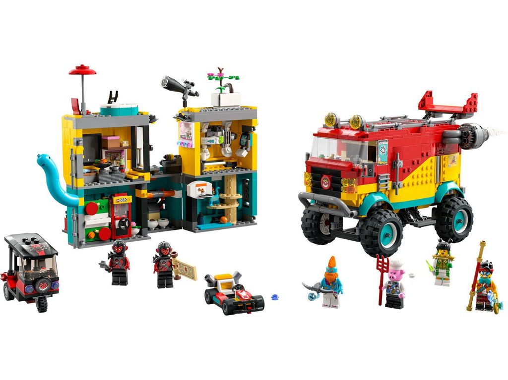 LEGO Monkie Kid ’s Team Van, Bausatz, 9 Jahr(e), Kunststoff, 1406 Stück(e), 2,13 kg