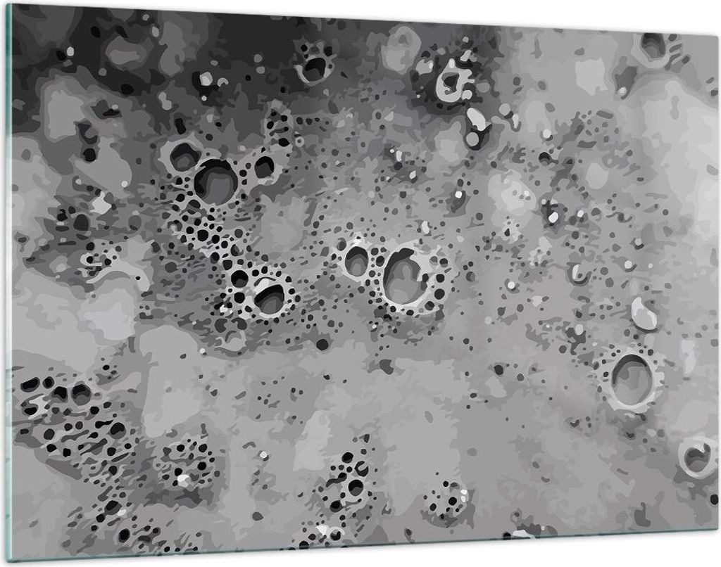 Bilder auf glas - Abstraktion modern - 120x80cm - Glasbilder - Wandbilder - Kunstdruck - zum Aufhängen bereit - Wanddekoration aus Glas - Glas Bil...