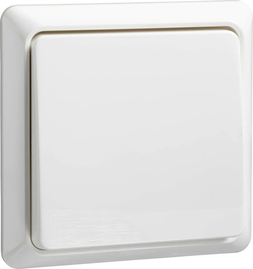 Commande d'éclairage bouton-poussoir encastrable Elso 502104 blanc