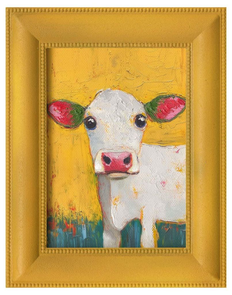ArtUniverse Leinwandbild Golden Calf 19 x 24 cm Produktbild 