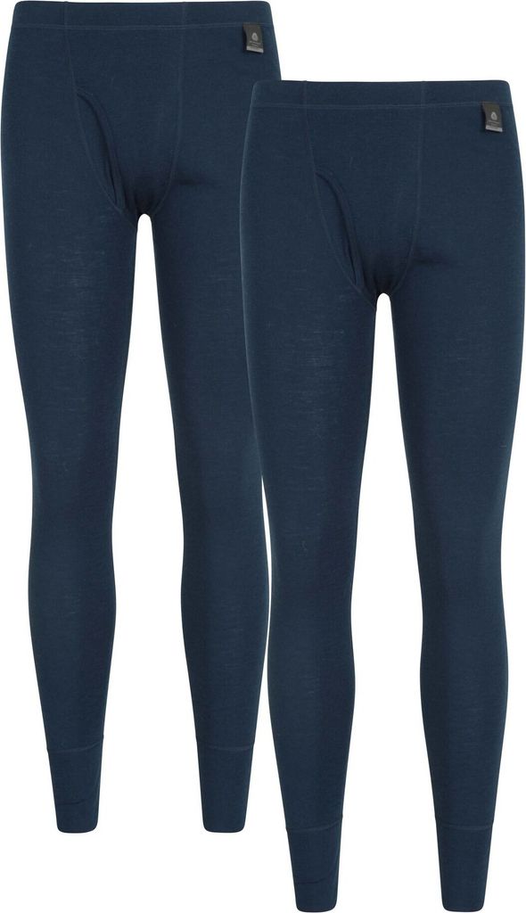 Mountain Warehouse - Baselayerhose 2er-Pack für Herren MW805 (4XL) (Marineblau)