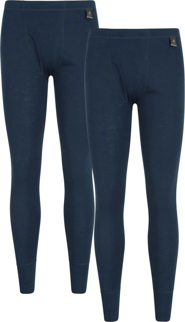 Collant Thermique Homme en Lot de 2 - Pantalon de Ski Marine Taille 3XL
