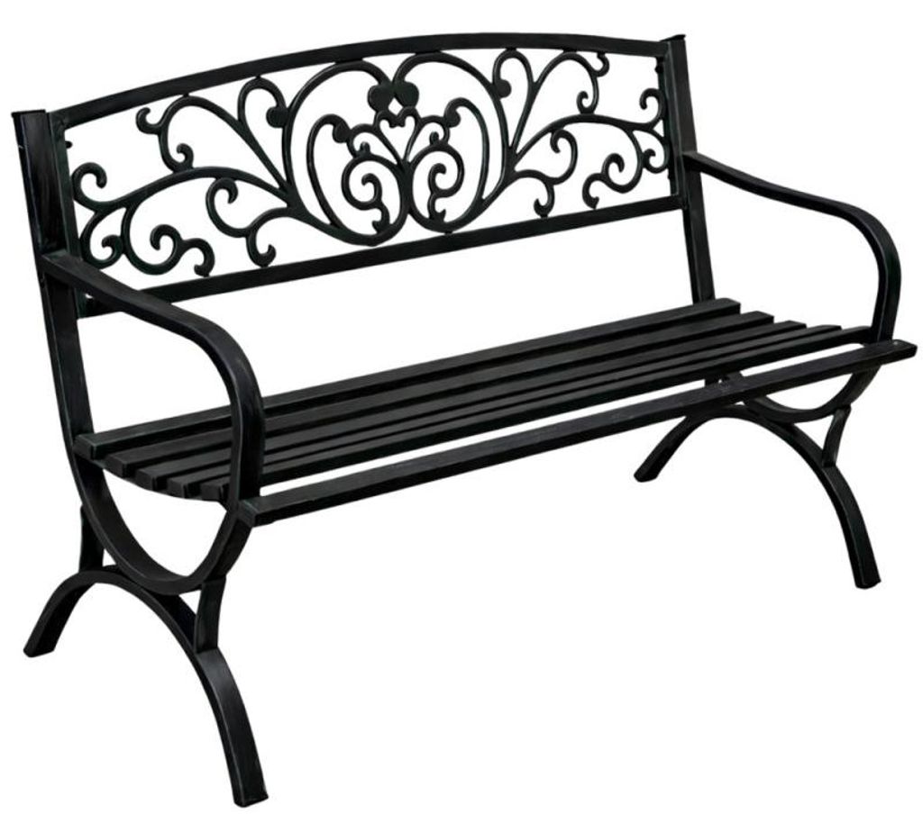 LEAN 29321 Panchina da giardino in metallo 127 × 60 × 85 Immagine del prodotto 