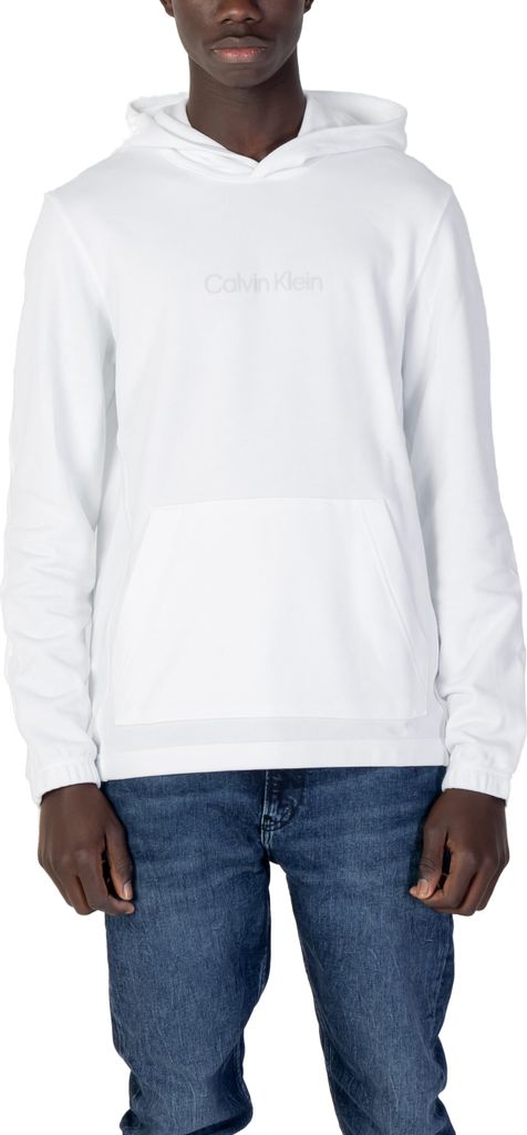 CALVIN KLEIN WEISS HERREN SWEATSHIRT OHNE REISSVERSCHLUSS : Farbe - Weiß, Größe - XL Größe: XL Farbe: Weiß