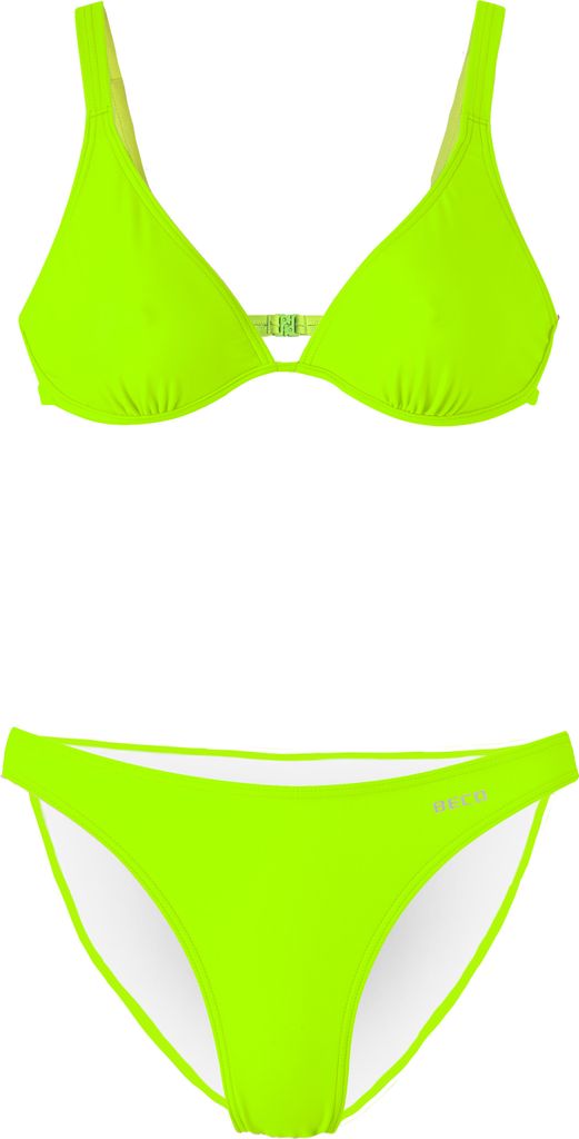 BECO the world of aquasports Bikini Sweetheart mit verstellbaren Trägern neongrün 40 B