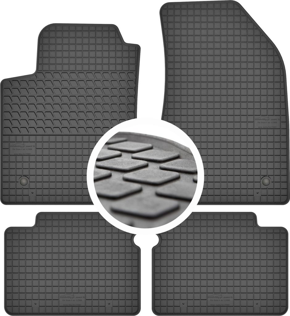 Auto-Fußmatten gummimatten für Fiat Bravo II (2006-2014) Produktbild 