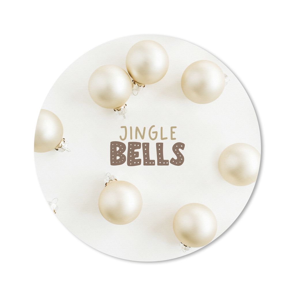 MuchoWow Mauspad Mousepad Winter - Perle - Weihnachtsschmuck 30x30 cm - Mousepads - Maus Mat - Pad - Mausunterlage - Tischunterlage - Schreibtisc...