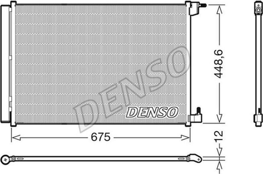 DENSO DCN17060 Kondensator Klimaanlage Klimakondensator passend für MERCEDES-BENZ C-Klasse T-modell (S205) +Trockner