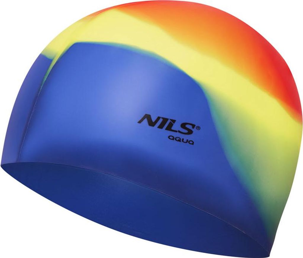 Nqc Multicolor M04 Silikon-Badekappe Nils Aqua