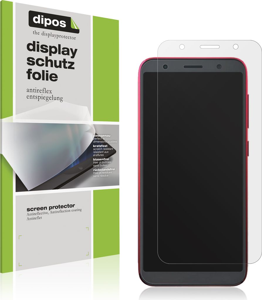 2x Schutzfolie für Asus ZenFone Live (L2) SD425 matt Displayschutzfolie Folie Display Schutz dipos