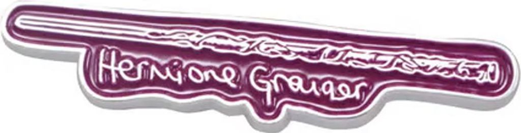 Harry Potter - Zauberstab-Abzeichen, Emaille CD939 (Einheitsgröße) (Violett/Silber)