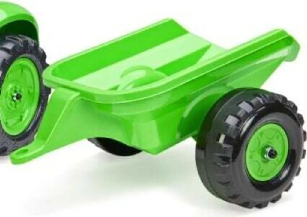 Falk Tracteur à pédales Country Farmer vert avec remorque amovible - 5
