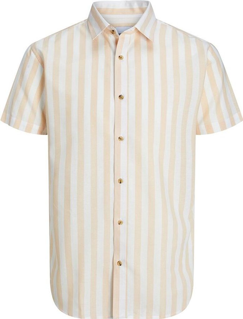 Jack & Jones Oshua Oxford Kurzarmhemd Beige M Mann Beige M