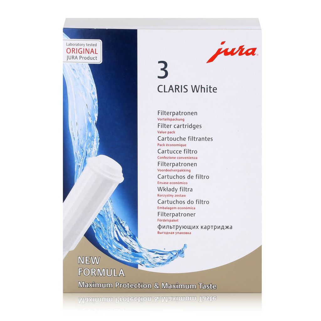 Jura Wasserfilter Set White Claris 3er