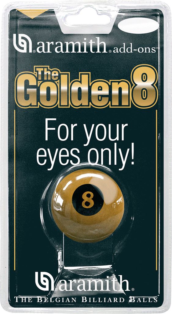 Aramith Golden 8 fenolová živica 57,2 mm dizajn Obrázok produktu 