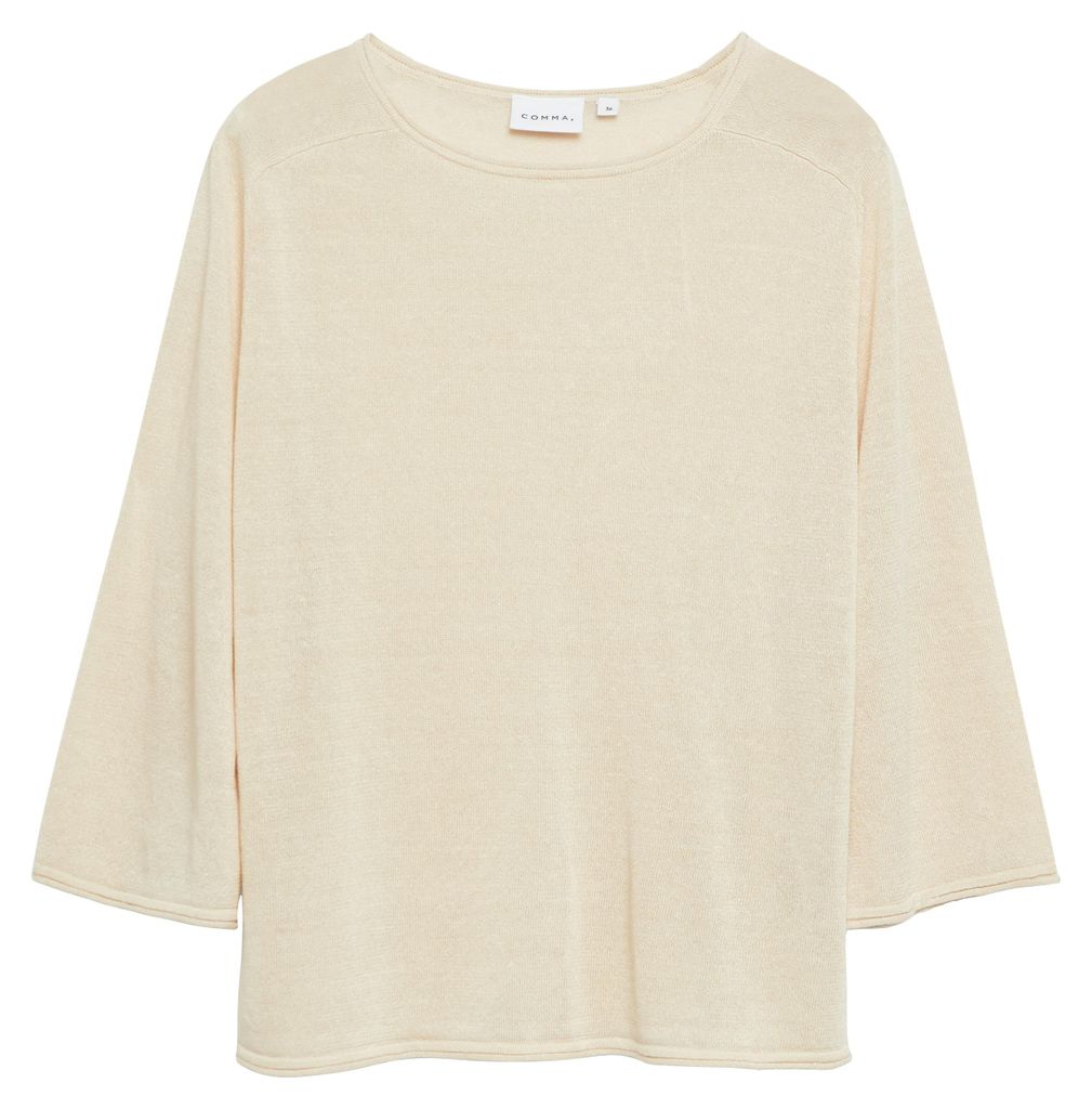 Comma Strickpullover GREY/BLACK 40