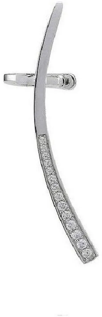 Boucle d'oreille Ear Cuff en Argent et Zircons Amalfi par Sif Jakobs Bijoux