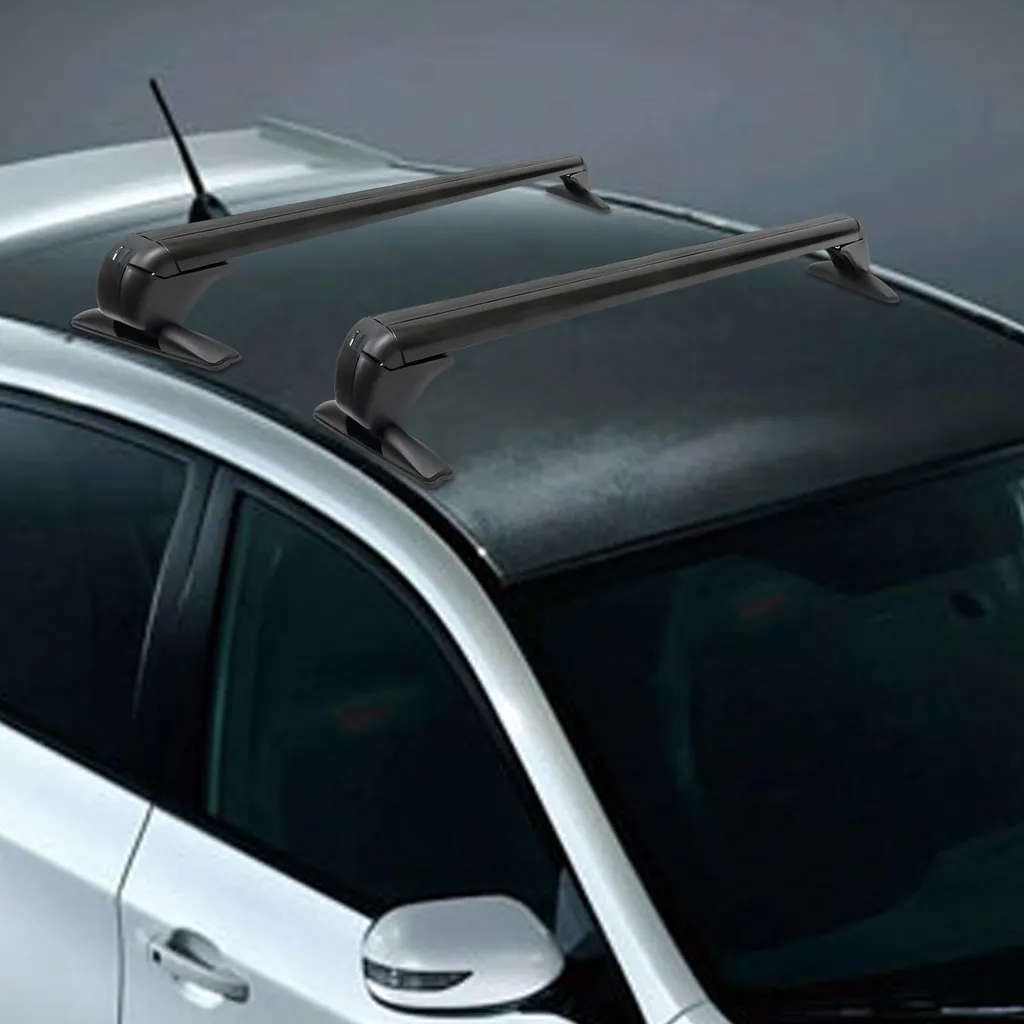 Barres de toit universelles noires : la solution pour auto 4/5 portes