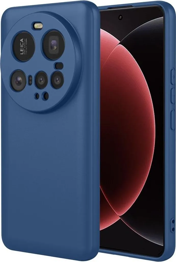Cover Elegante Xiaomi 15 Ultra Phonesta Blu Scuro - Soft Silk Touch