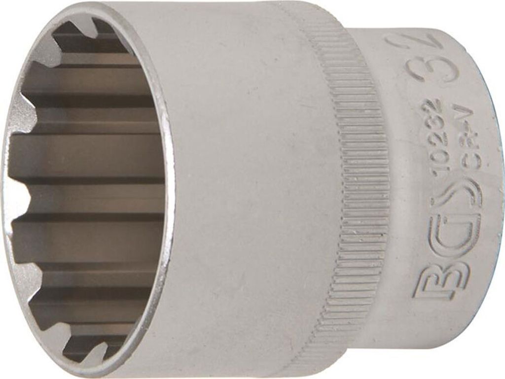 BGS 10232 Steckschlüssel-Einsatz "Gear Lock", 12,5 (1/2), 32 mm