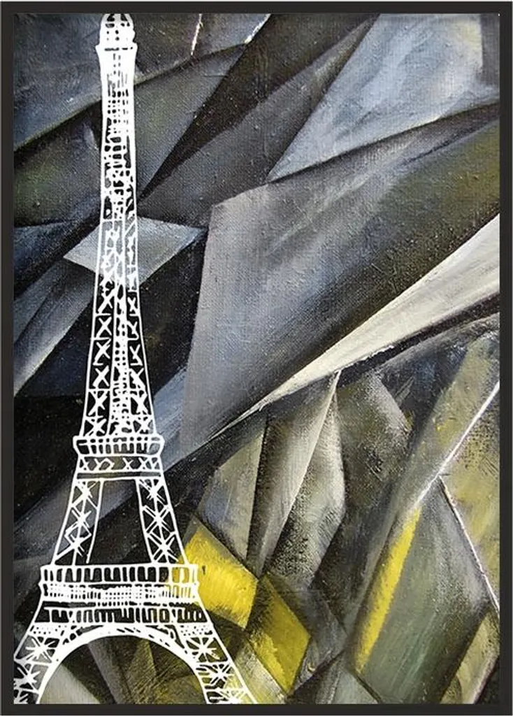 Offerta Poster Parigi P1081 53x73 con Cornice - Decorazione Parete