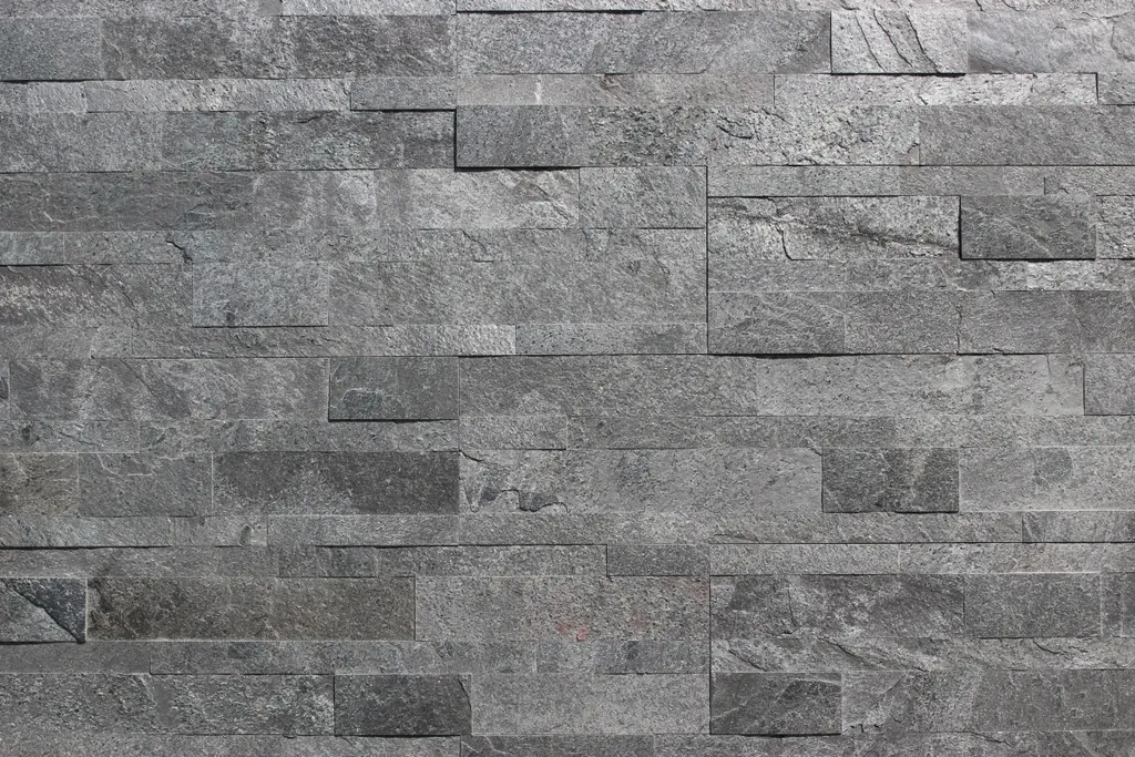 Parement pierre autocollante 3D ALFIstick Gris quartzite effet relief