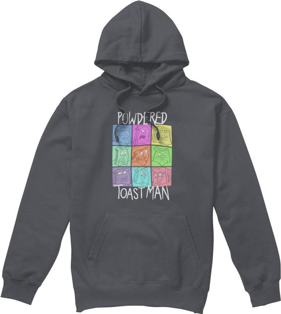 Ren & Stimpy - "PTM Expressions" Kapuzenpullover für Herren TV8872 (XL) (Holzkohle)