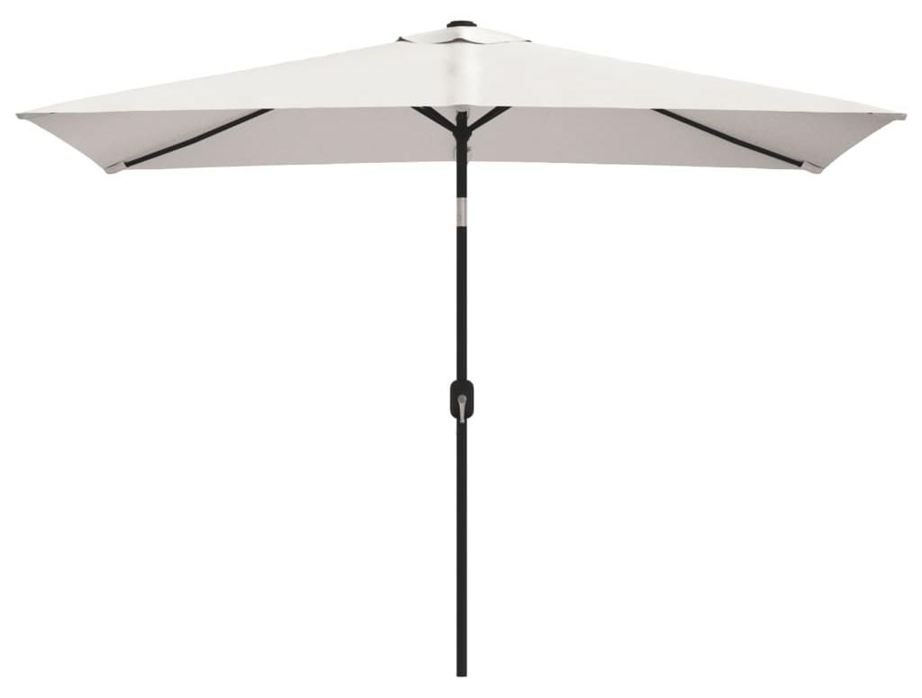vidaXL Sonnenschirm 200x300 cm Sandweiß Rechteckig Produktbild 