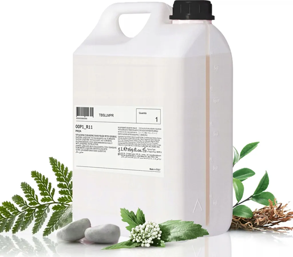 Savon Mains Hydratant Prija au Ginseng - Bidon 5L Haute Qualité