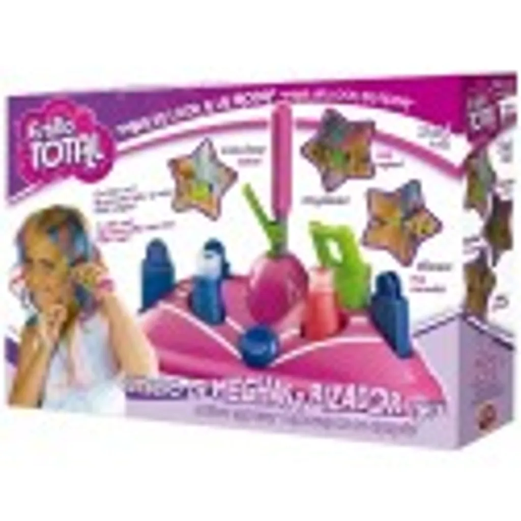 Coffret coiffure créatif avec fer à boucler et mèches Total Style Bizak