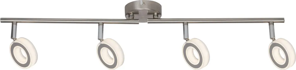 Plafonnier LED 4 feux 18W chrome brillant Rabalux Zora série 5942
