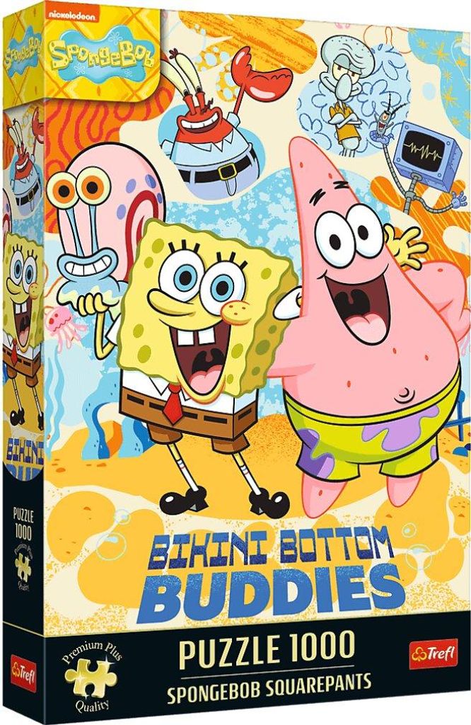 Puzzle da 1000 pezzi SpongeBob SquarePants Trefl Immagine del prodotto 