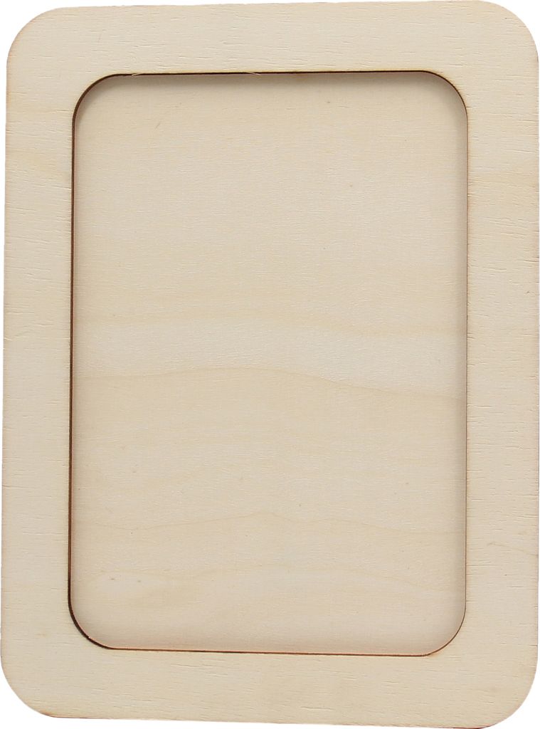 6-Zoll-Holz-Fotorahmen mit Rückenstütze, robustes Massivholz, DIY, unbehandelt, rechteckig, zum Aufstellen auf dem Schreibtisch, Postkarten-Bilde...