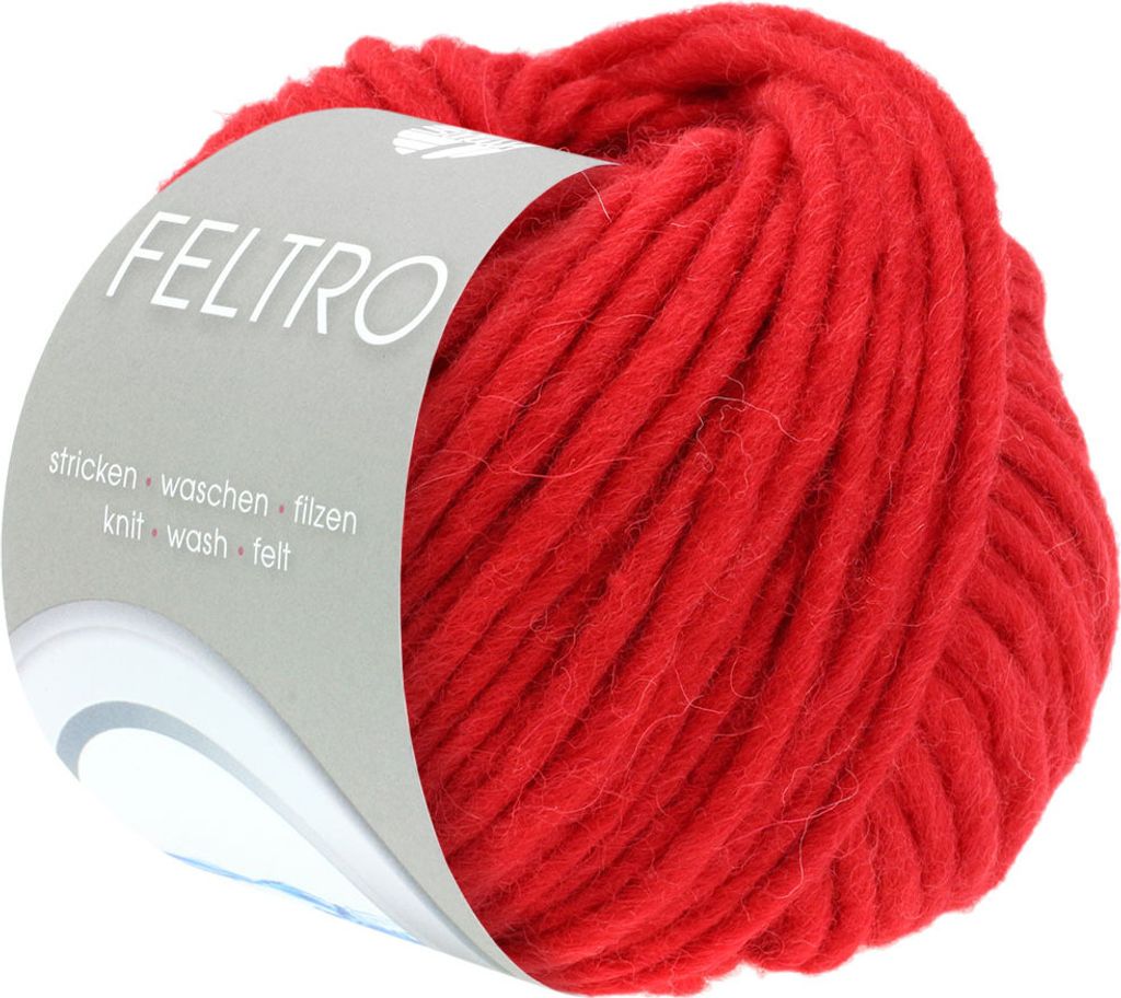 Lana Grossa FELTRO UNI 50 g moderne Filzwolle in 51 Farben Produktbild 