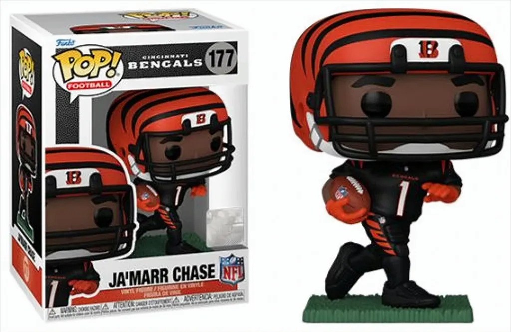 Funko Pop Sports NFL Cincinnati Bengals Ja'Marr Chase #177 Figurine