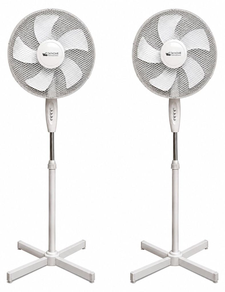 BURI Standventilator 45W | 1-6 Stück | Höhenverstellbar Produktbild 