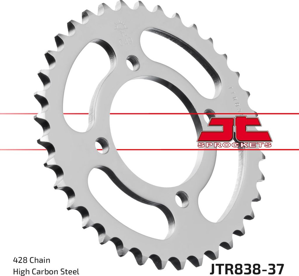 Kettenrad JT Sprockets 428 37Z Innendurchmesser 64mm Lochkreis 80mm