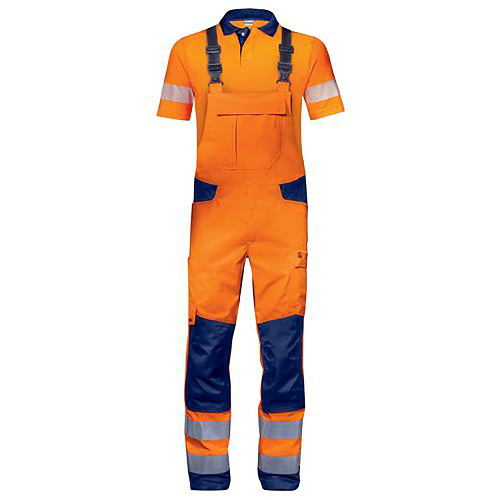 uvex Latzhose Construction orange, warnorange Gr. 32