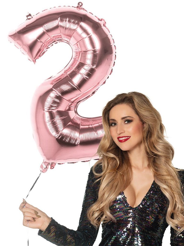 Northstar Folienballon Zahl 8 – 86,4 Cm Groß, Roségold, Mit Selbstdichtendem Ventil