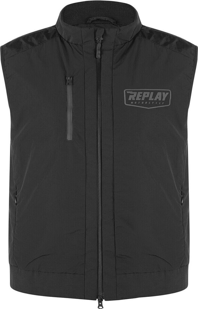 Replay Classic Weste, schwarz, L