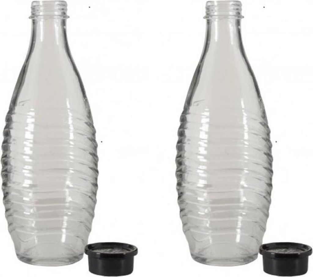 SodaStream Glaskaraffen 0,6 Liter im 2er-Pack, 764997
