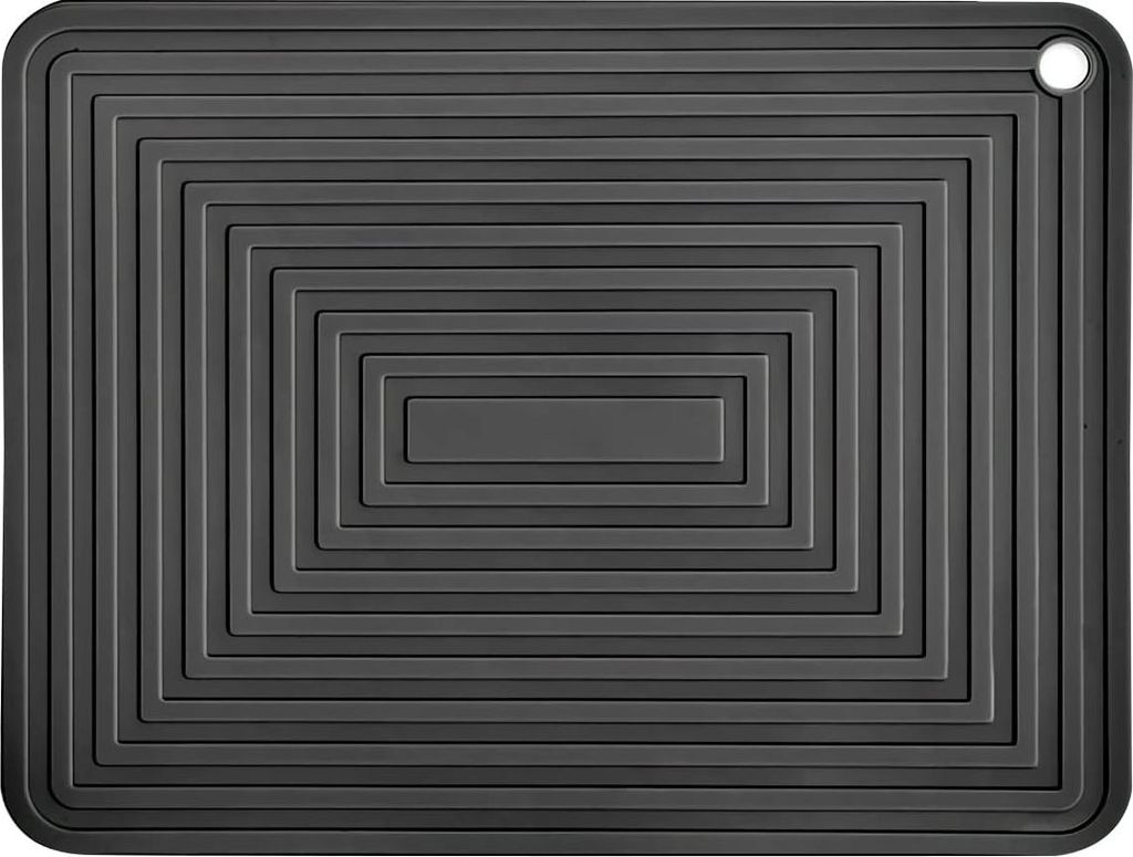 Siliconen Pannenlap - Hitzebeständig und Antirutsch - Schwarz - Silikon - Multifunktional