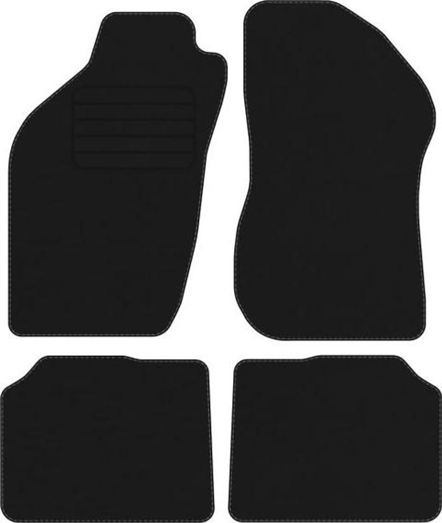 Velours Fußmatten für Alfa Romeo 145 Bj. 1994 – 2001 Automatten Passform BASIC