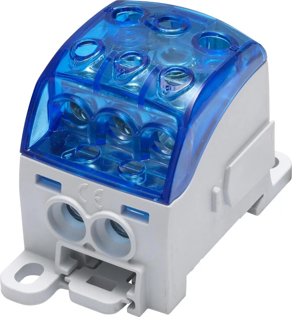 SIMBLOCK Universel Al/Cu SUB 220 82060 - Répartiteur modulaire Bleu 220A
