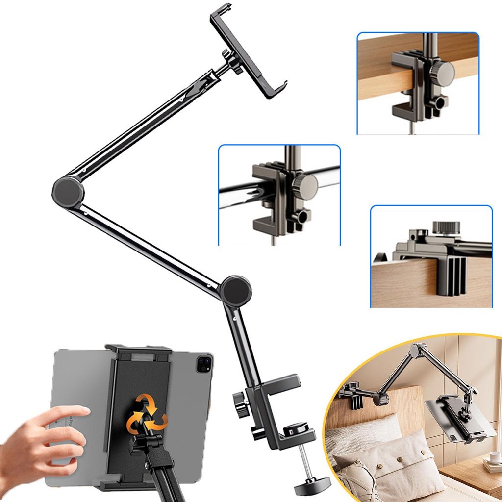 Tablet Halterung, Ipad Halterung, Tablet-Ständer für Bett Produktbild 