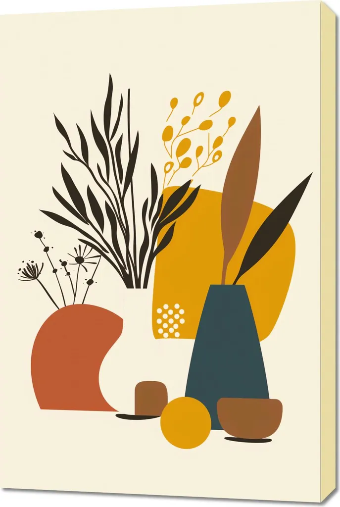 Offerta Quadro 60x90 cm Tela Canvas Raccolto Invernale Resistente