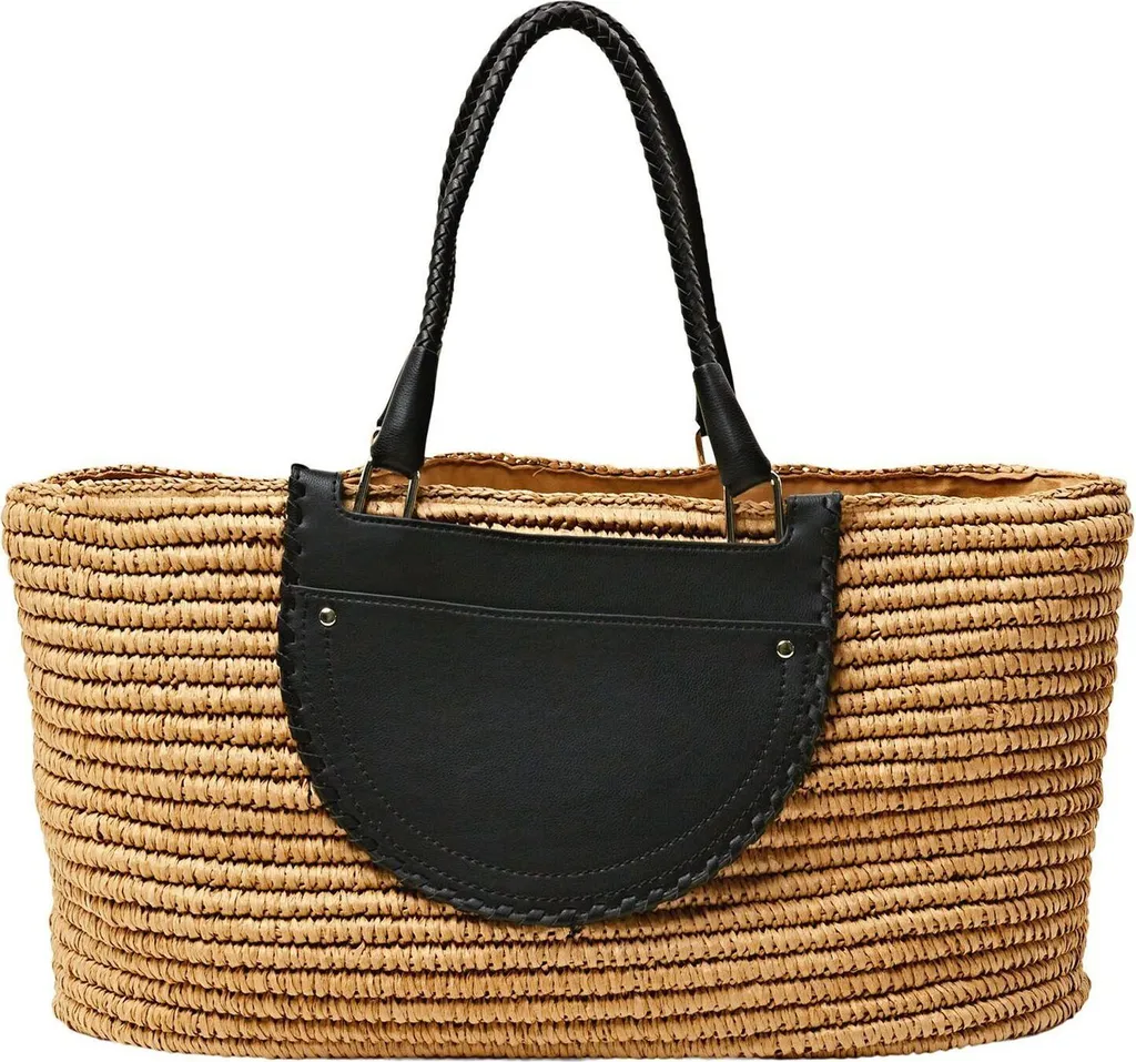 ESPRIT borsa shopper borsa a tracolla Demi Shopper Black nero