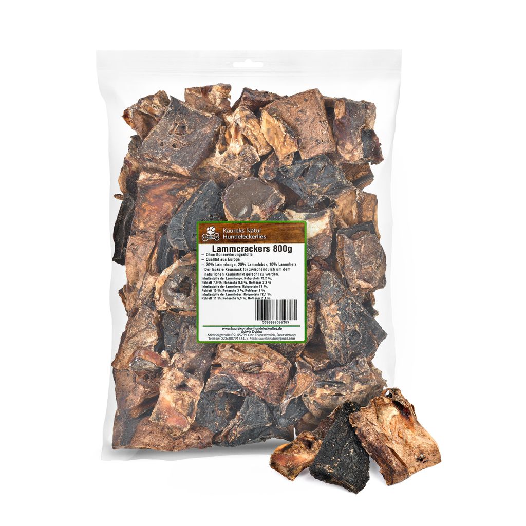 Lammcrackers 1000g, wie Lammpansen - hypoallergener Produktbild 