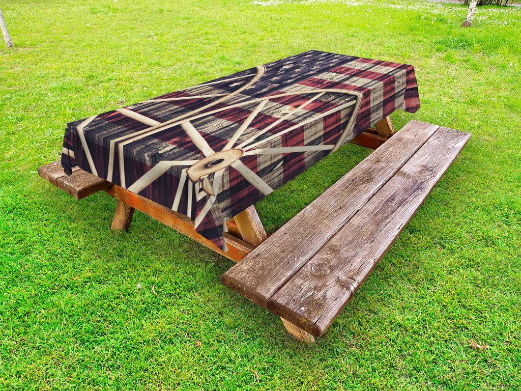 Tovaglia Antimacchia Western ABAKUHAUS 145x210 - Stile Vintage USA Outdoor